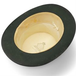 Black top hat by Lincoln Bennett & Co, retailed by Hart & Hobbs, in a Cuthbertson hat box, internal circumference approx. 54cm, and one other black top hat, internal circumference approx. 57cm (2)