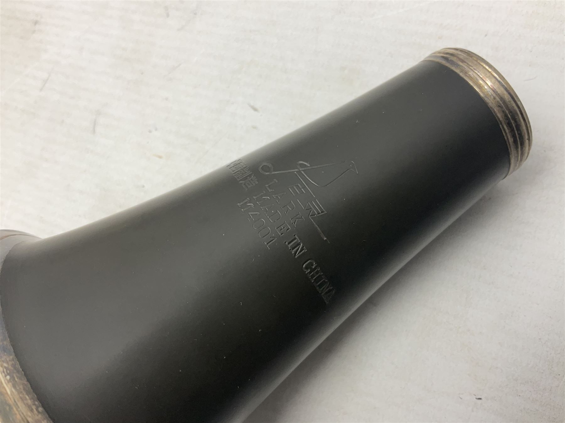 Lark M4001 four-piece clarinet; in fitted carrying case