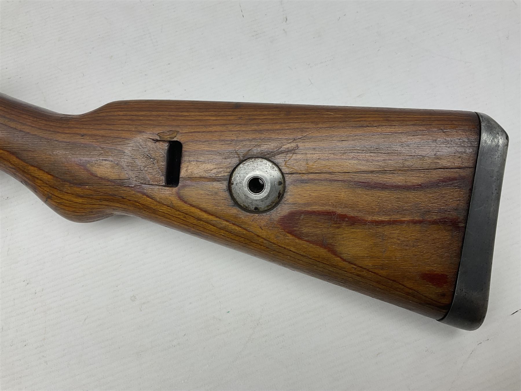FIREARMS CERTIFICATE REQUIRED - BLANK FIRING Mauser 792 by 57 Mod.98 bolt action rifle marked BYF 41, re-proofed for .308 Winchester blank firing, with 61cm (24