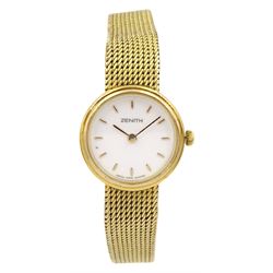 Zenith ladies 9ct gold quartz wristwatch