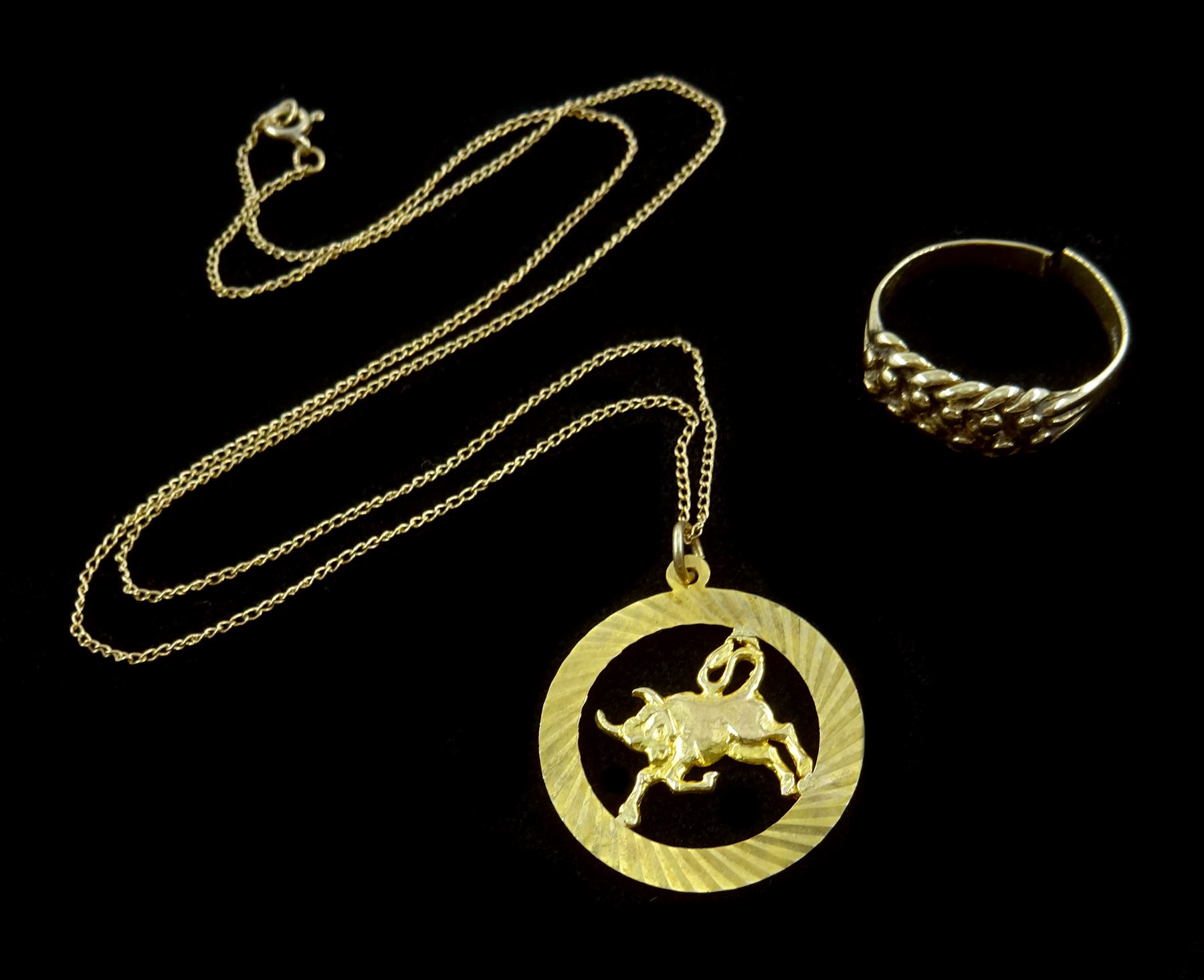 Taurus Astro Pendant Necklace, 14k Yellow Gold | Women's Necklaces | Miansai