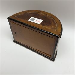 Edwardian desk tidy with hidden compartment, H11.5cm