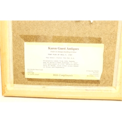 Pieter van der Aa (Dutch 1659-1733): Town Plan of Hull, hand coloured map c.1707, 14cm x 14cm