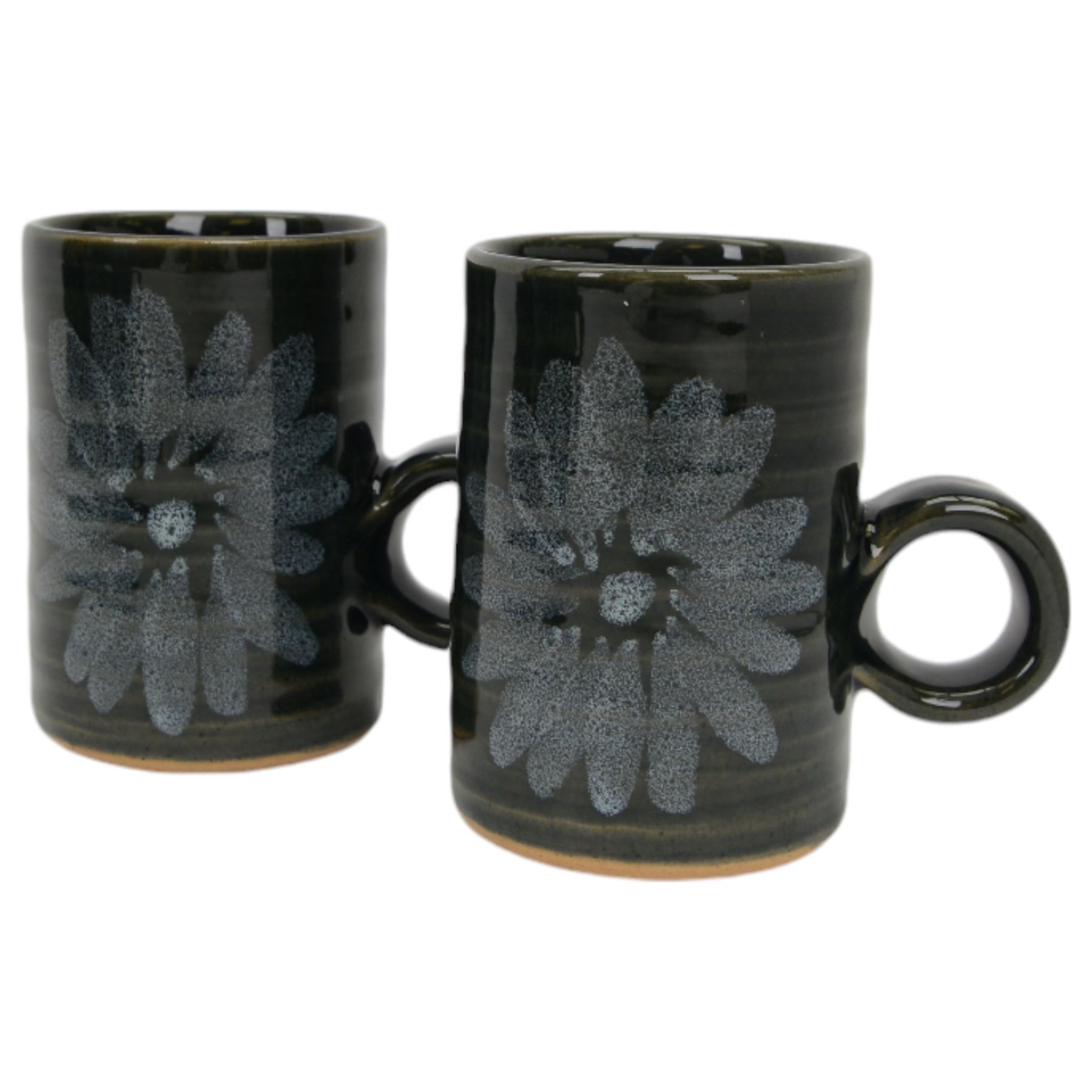 Michael C. & Elizabeth Skipworth for Lotus Pottery, Old Stoke Farm, Stoke Gabriel stoneware coffee service for six 