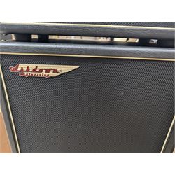 Ashdown Engineering Five Fifteen Mini Rig bass guitar amplifier head, serial no. 2011116351, with speaker cabinet, head H20cm, W44cm, cab H60cm, W44cm