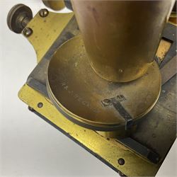 Two R & J Beck microscopes, no 22512 and no 25117, both in original wooden boxes 