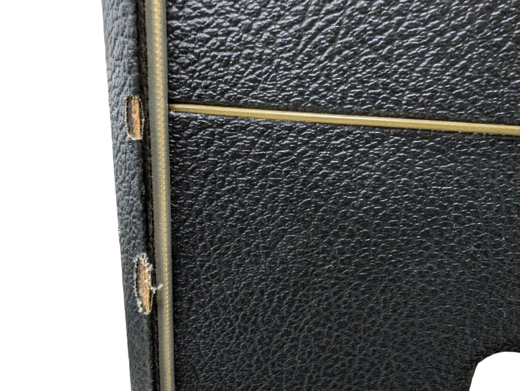 Marshall 1987X 50 watt plexi guitar amplifier head with master volume modification (screwdriver control on back), together with a Marshall 1960 4 x 12 speaker cabinet on casters, head H25cm, W65cm, cab H83cm, W76cm