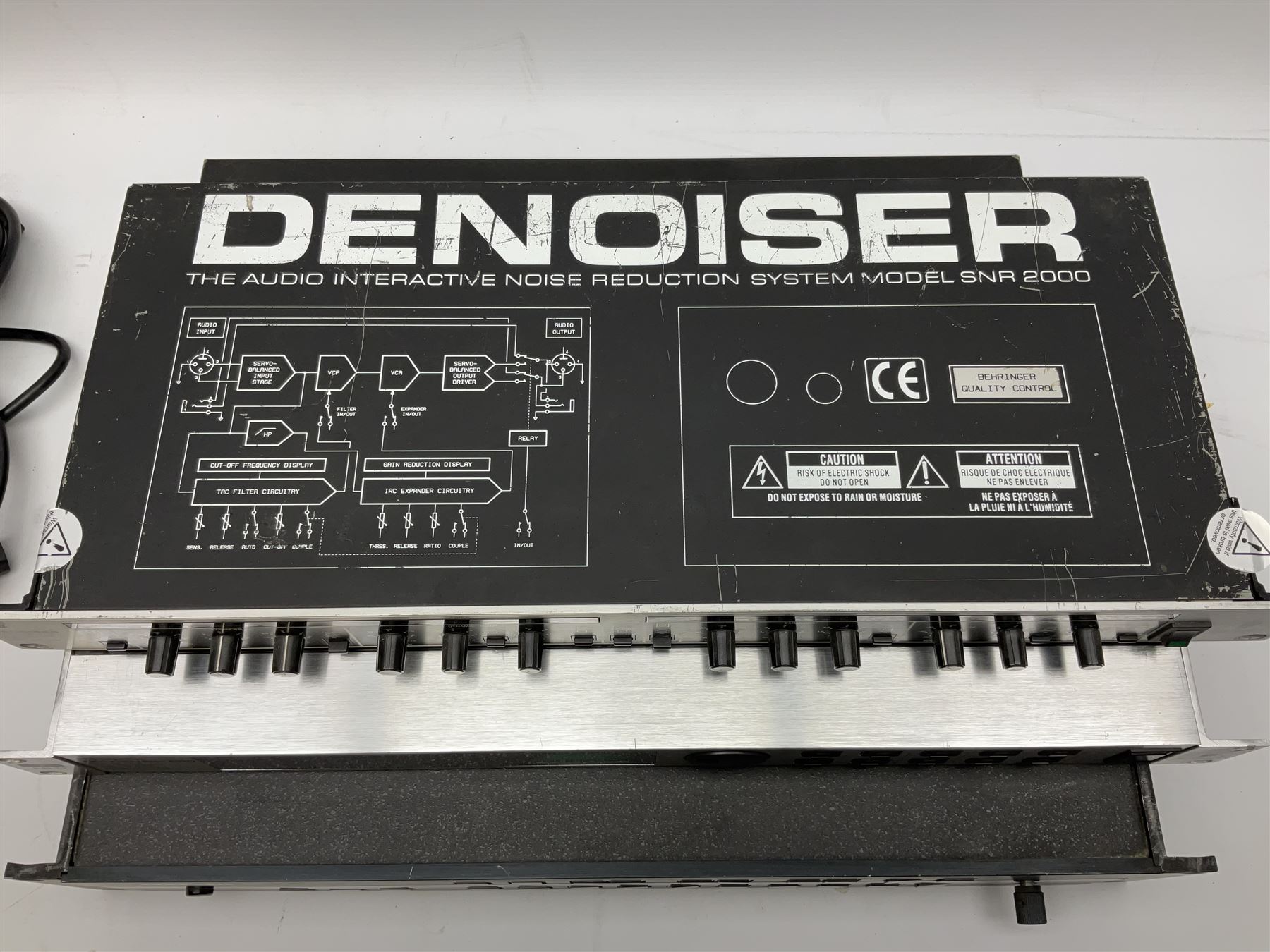 Kurzweil 1000AX Plus acoustic expander, serial no.89030049; and Behringer SNR2000 Denoiser, serial no.78362 02452 04 with Feedback Destroyer Pro Model DSP1100P; all with leads (3)