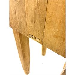 Pro-Chef - Square solid beech butchers block, on four supports