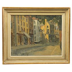 James Kidwell Popham (British 1884-1966): 'Great Leighs - Chelmsford', oil on canvas signed, partial exhibition label verso 40cm x 50cm 