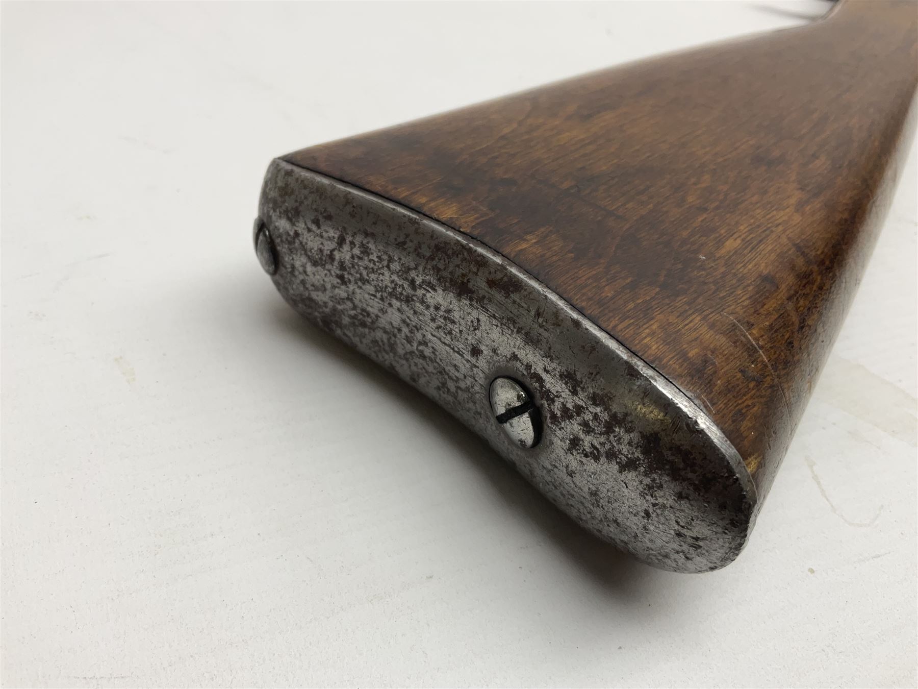 Late 19th century Swedish .50 cal. rolling block centre fire Remington rifle, the 95cm(37.5