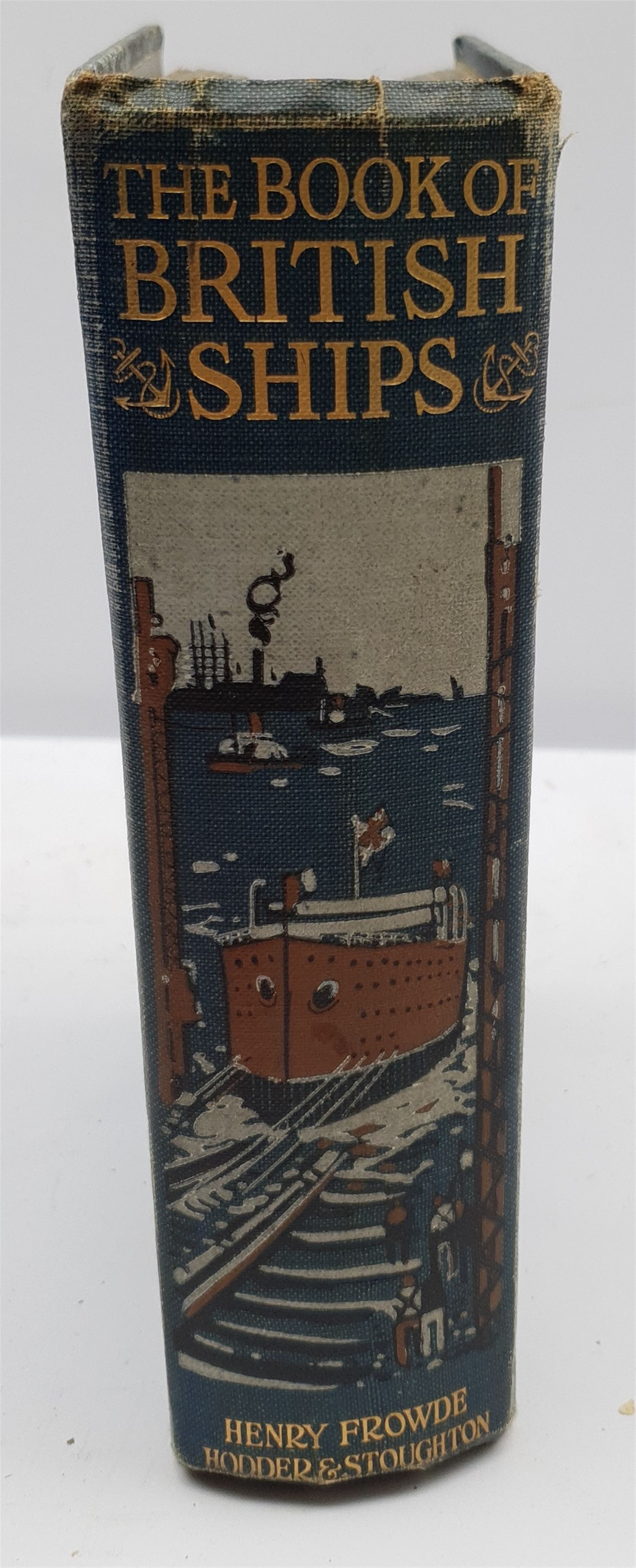 'The Book of British Ships', 1st ed. pub. Hodder and Stoughton 1910, illustrated by Frank Henry Mason, inscribed by the artist 'With Love to Mother from Frank Mason, Nov. 16/1909'
Provenance: from the estate of Christine Dexter and by descent from the artist's sister Eleanor Marie (Nellie)