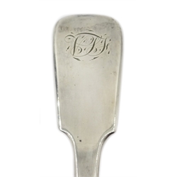  William IV silver basting spoon by Jonathan Hayne, London 1834, approx 4.2oz   