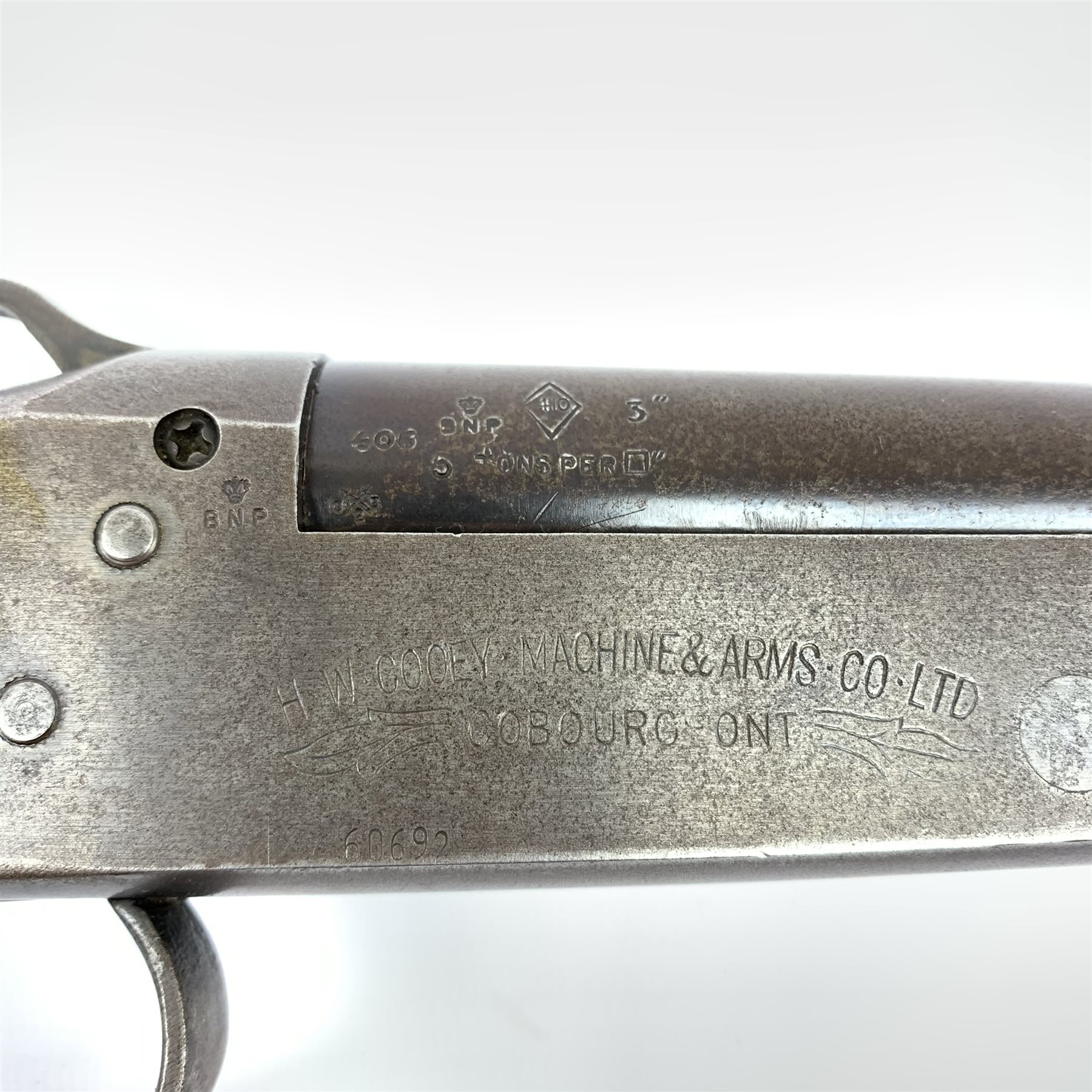 Cooey .410 single barrel shot gun with walnut stock and 66cm barrel No.60692 L102cm overall SHOTGUN CERTIFICATE REQUIRED