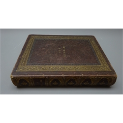  Knight, Charles Ed. by: Old England: A Pictorial Museum of Regal, Ecclesiastical, Baronial and Popular Antiquities, pub.1844, vols 1 & 2 b/w and col. illust. full calf bound as one, gilt titled on spine, 1vol  