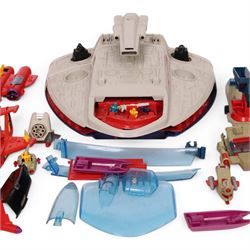 Bluebird Toys Manta Force Command Ship, Red Venom, figures and accessories