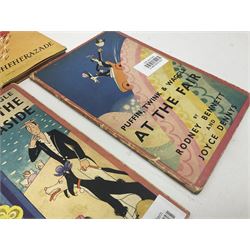 Joyce Dennys, Puffin Twink & Waggle 'at the seaside', 'at the fair' and 'at home', together with Susan Gladstone 'Bruno and His Friend Chimp' and L'Oiseau de Feu (Firebird) 'Scheherazade'