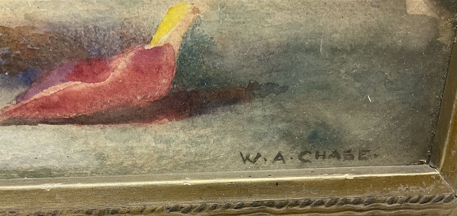 William Arthur Chase (British 1878-1944): Still Life of Tulips, watercolour signed 45cm x 35cm