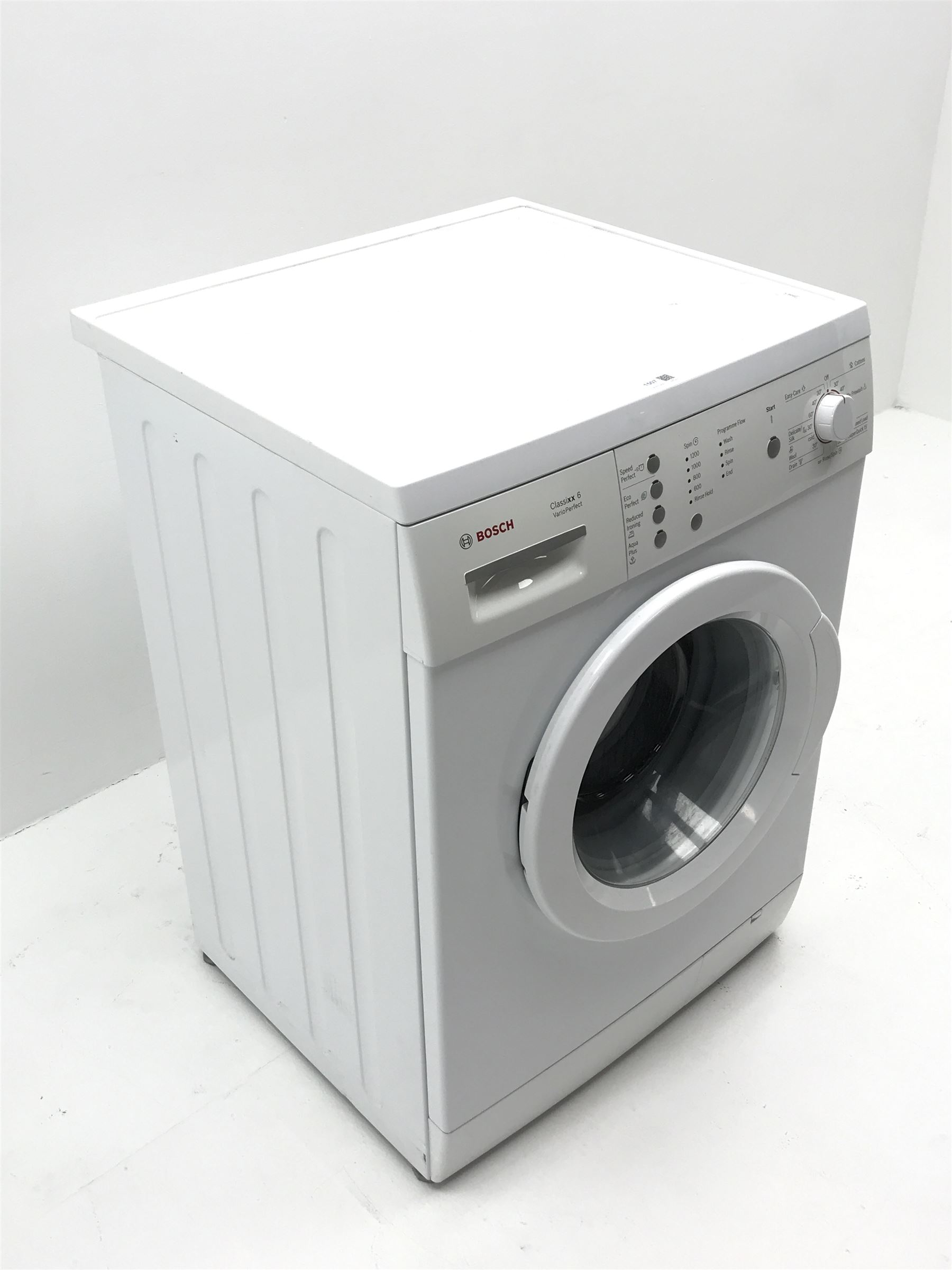 Bosch Classixx 6 VarioPerfect washing machine with instruction manual