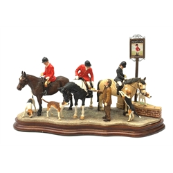 BORDER FINE ARTS 馬と騎手の置物 A limited edition Border Fine Arts figure group | Antiques