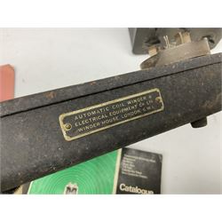 AVO valve tester, British Patent 480752 by the Automatic Coil Winder & Electrical Equipment Co Ltd, together with 16-type plug board with connecting lead, AVO wide range signal generator with original instruction manural and AVO multimeters mk2 and mk4 etc