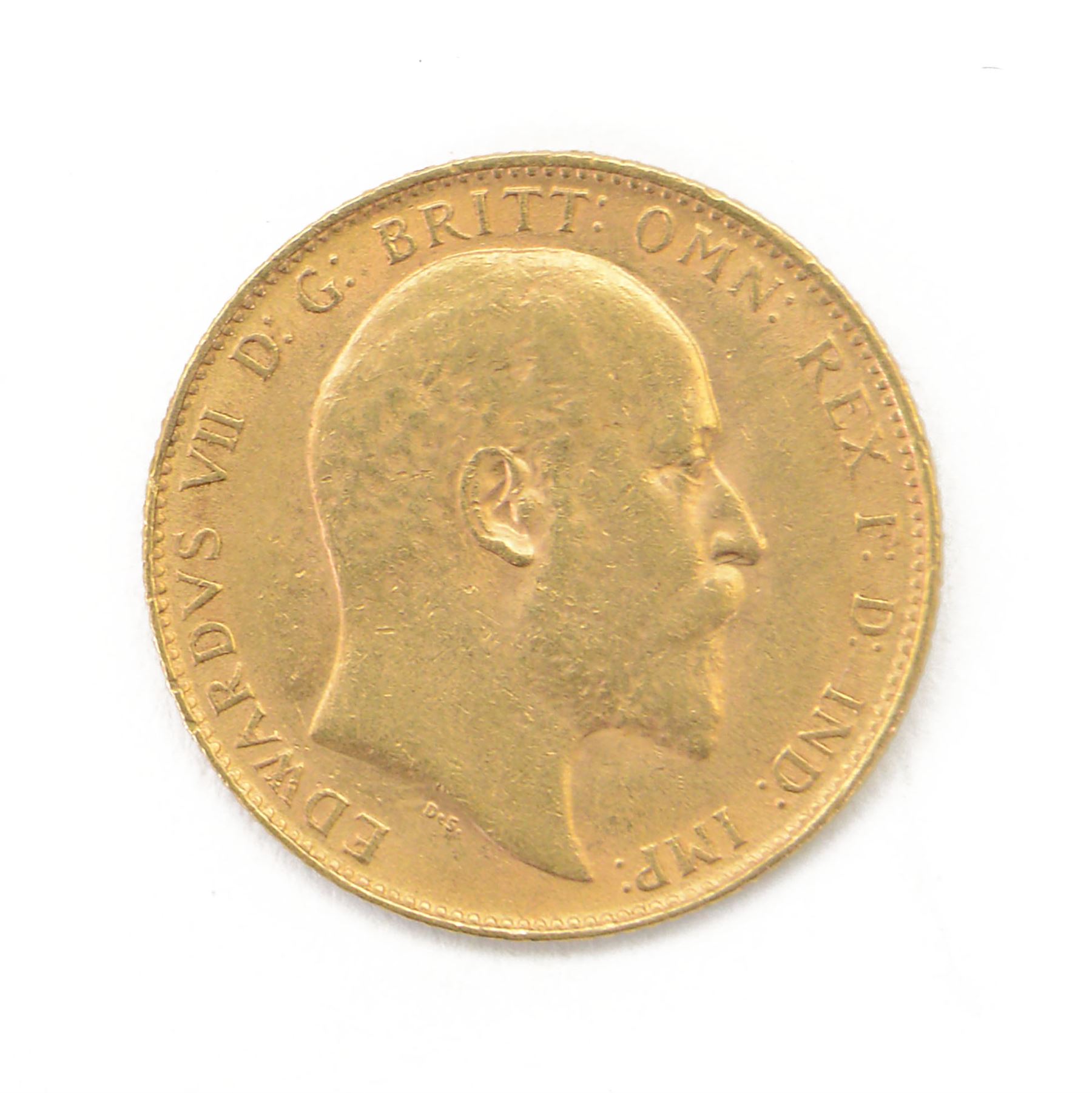 King Edward VII 1910 gold full sovereign coin