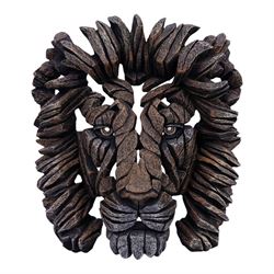 Matt Buckley for Edge Sculpture - 'Savannah Lion', composite bust, H53cm