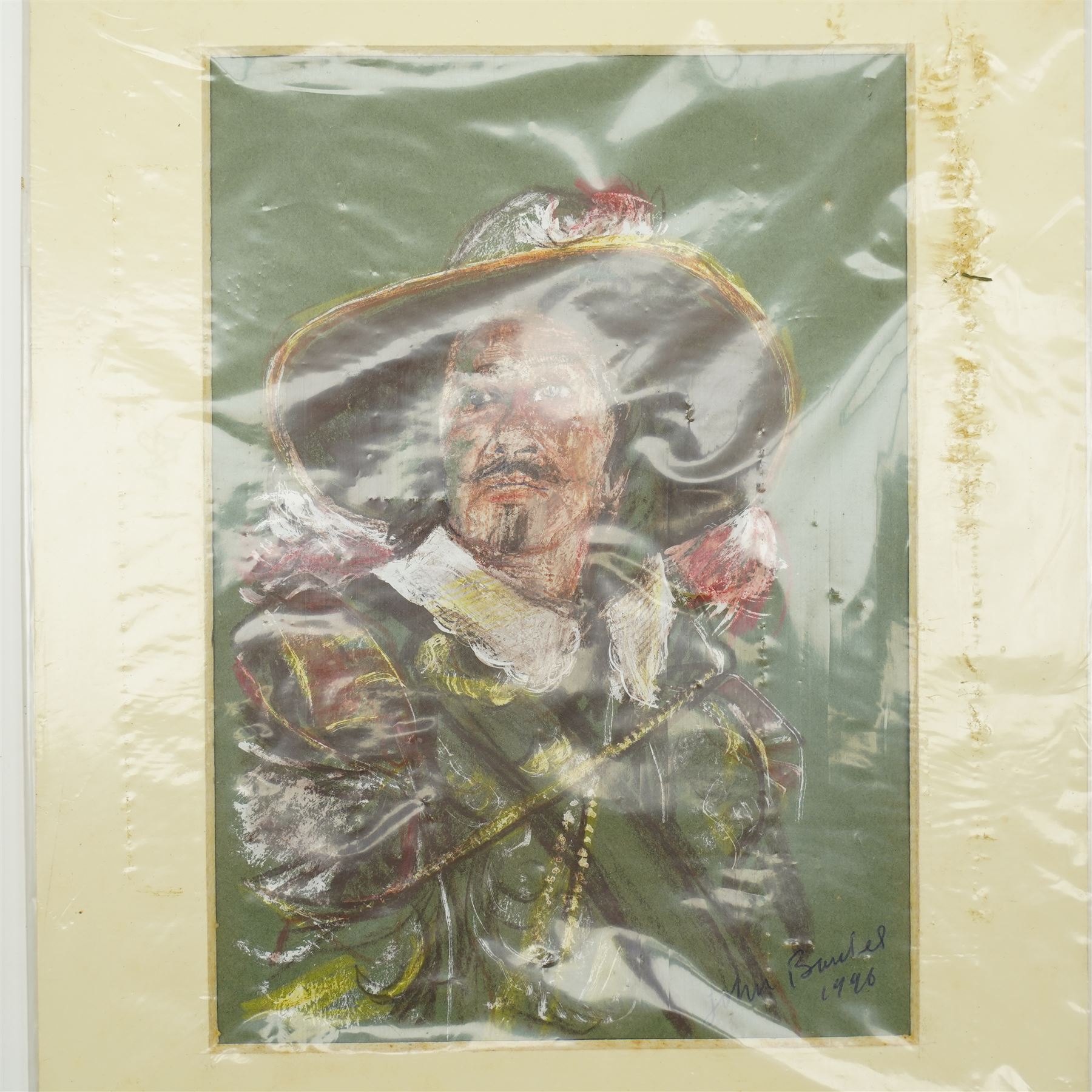 John Gilbey Bowles (British 1929-2011): Religious and Military Figures, collection of nineteen sketches of portraits of religious and military figures including Jesus, John the Baptist, pilgrimage scene, Napoleonic soldier, Royalist and various others throughout the ages, signed inscribed and dated max 18cm x 26cm (19) (unframed)