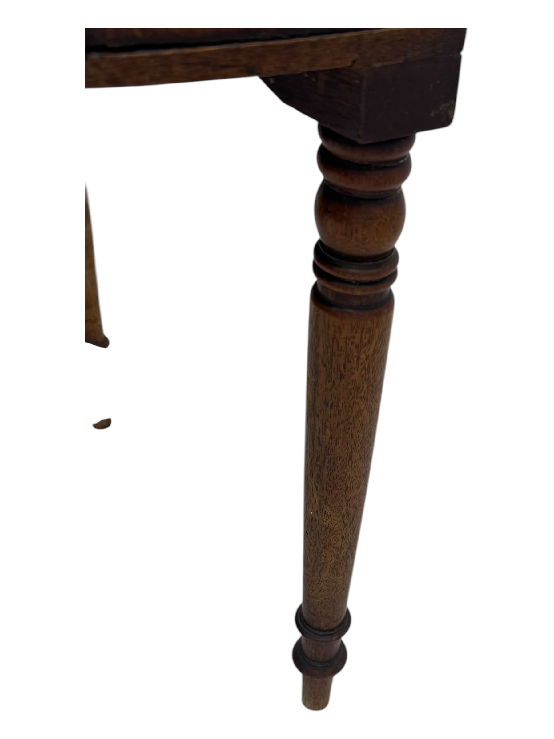 Mid-20th century mahogany four-tier serving tea trolley, heart-shaped cutout handles, on castors (H79cm, W55cm); Georgian mahogany corner washstand with single cupboard, raised on turned supports (H70cm, W54cm)