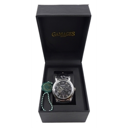 Gamages of London Hour Timer, gentleman's limited edition, stainless steel automatic wristwatch