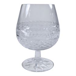 Four bottles of whisky, Galway Crystal glasses and Royal Worcester Harlequin coffee set