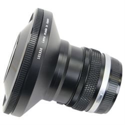 Olympus OM Zuiko Auto-Fisheye 8mm f=2.8 lens, serial no. 101536, in fitted case