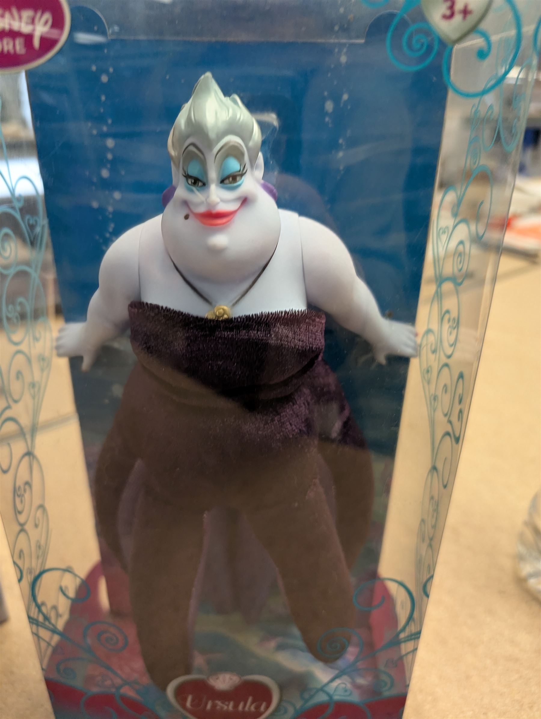 Five Disney Dolls, comprising Mattel Lady Tremaine, and The Disney Store Ursula, Mother Gothel, Hans and Lady Tremaine, all boxed