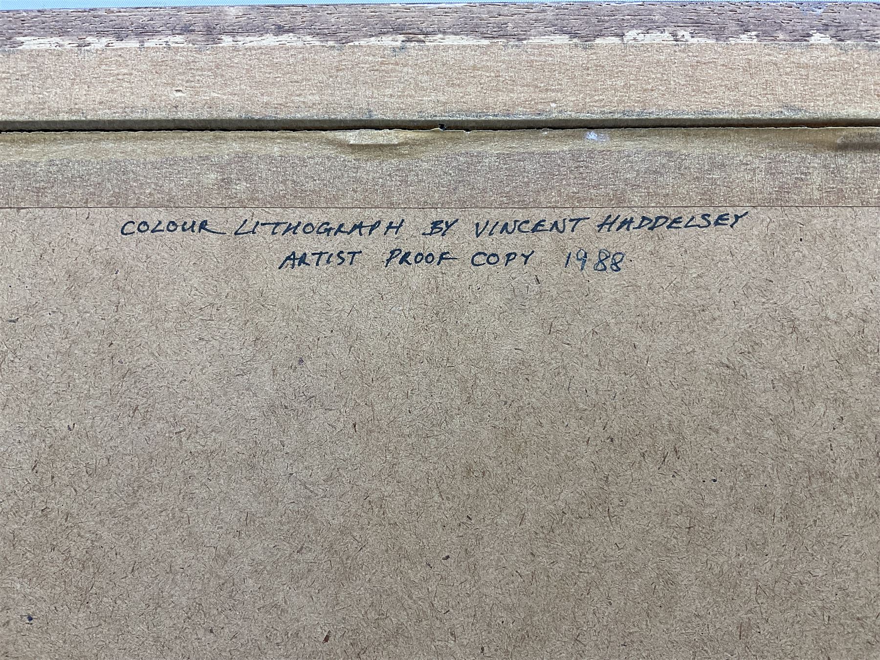 Vincent Haddelsey (British 1934-2010): Equestrian Scenes, pair artist's proof lithographs signed in pencil, dated 1988 verso 27cm x 43cm (2)