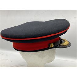 York and Lancaster Regimental mess uniform of jacket and trousers; together with Royal Artillery peaked cap