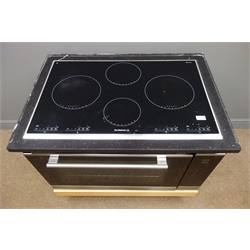  Caple oven with De Dietrich induction hob DTI108XE11  