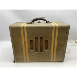 Selmer Clavioline portable electric keyboard, in original case, amp & speaker combined in lid, H41cm, W56.5cm