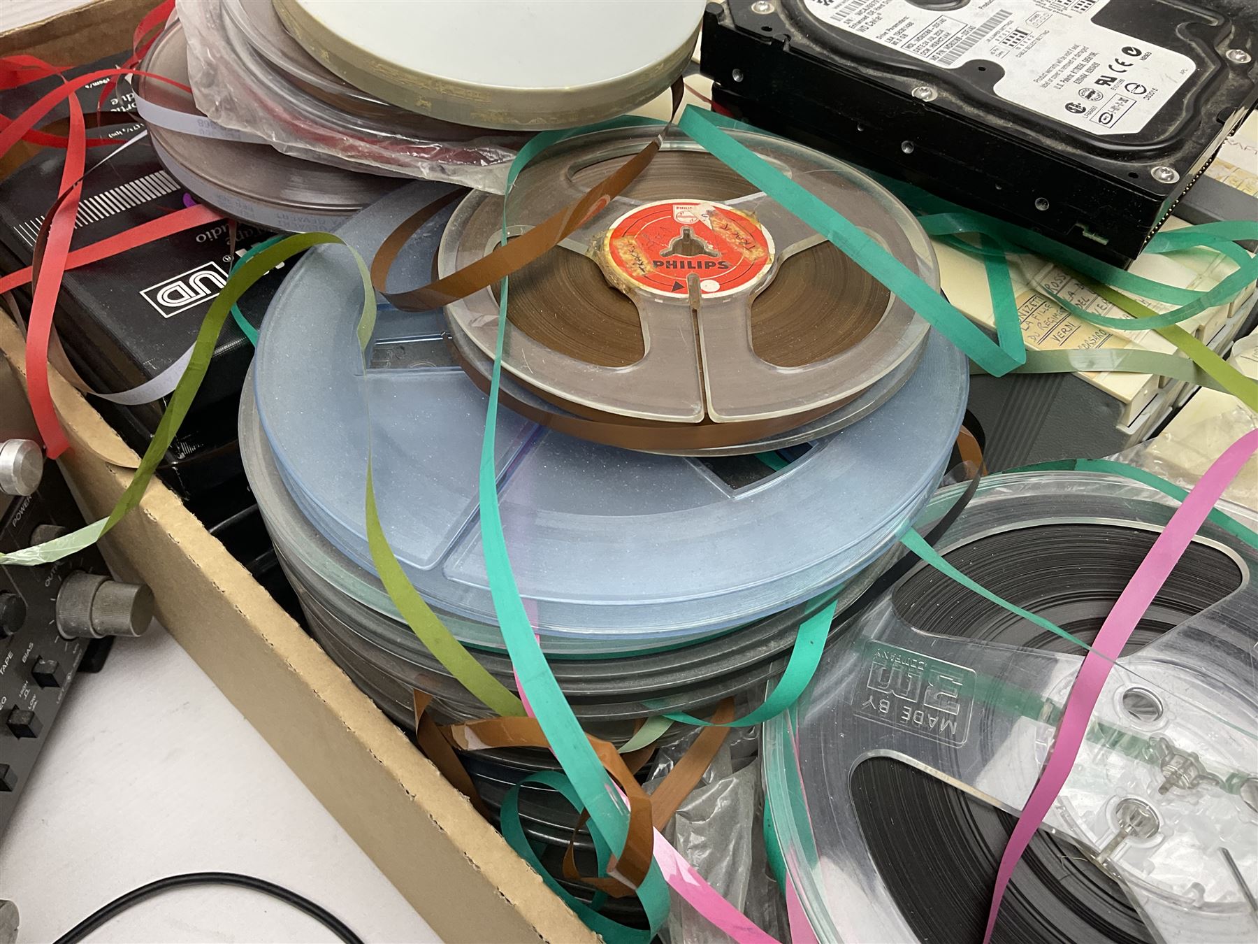 Realistic TR-3000 Logic Control stereo tape deck reel to reel HiFi, with a large collection of reels 