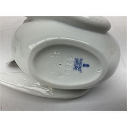 Four Lladro dove figures, comprising Taking Flight no 6288, Dove no 1015, Proud Dove no 6290 and Peaceful Dove no 6289, all with original boxes, largest example H20.5cm 