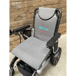 BC-EA8000 Electric Wheelchair Lightweight Foldable Electric Wheelchair, Portable Electric Wheelchair, with two batteries charger tools and remote.