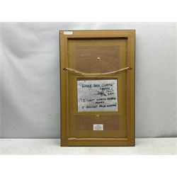 Allen Tortice (Northern British 1948-): Hyde Park Picture House Headingley Leeds, oil on canvas mounted on panel signed, titled signed and dated 2010 verso 51cm x 26cm