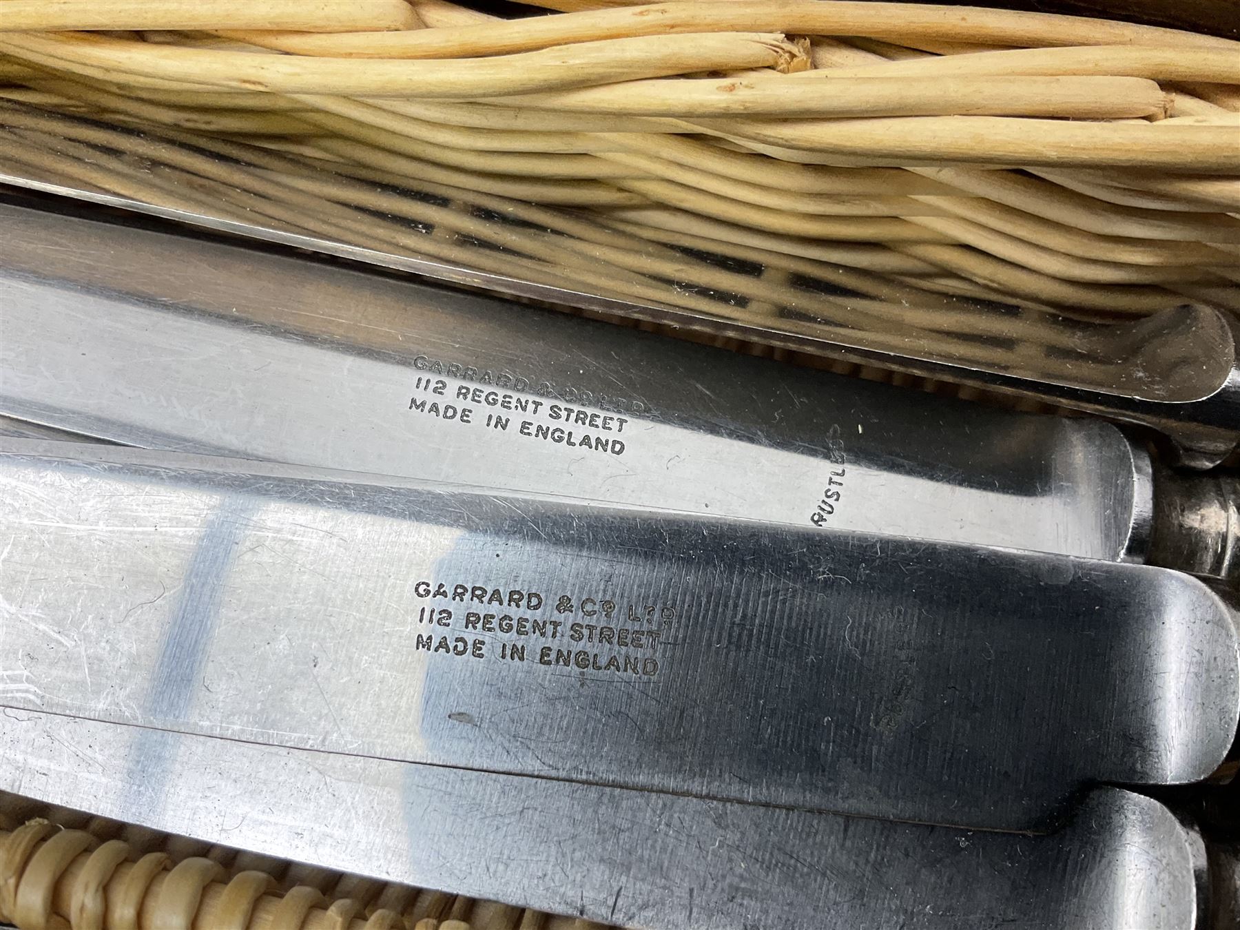 20th century Joseph Elliot & Sons cased canteen of cutlery together with other cutlery to include silver-plate examples