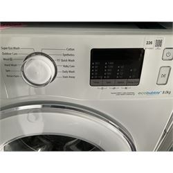 Samsung eco bubble 8kg washing machine  - THIS LOT IS TO BE COLLECTED BY APPOINTMENT FROM DUGGLEBY STORAGE, GREAT HILL, EASTFIELD, SCARBOROUGH, YO11 3TX