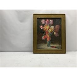 William Arthur Chase (British 1878-1944): Still Life of Tulips, watercolour signed 45cm x 35cm