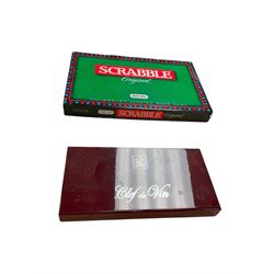 Collection of games including dominos and scrabble together with other collectables  