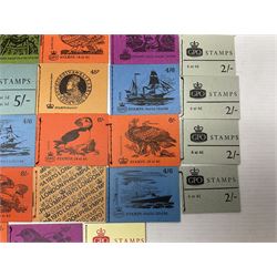 GPO pre -decimal stamp booklets and other stamp booklets, some being complete
