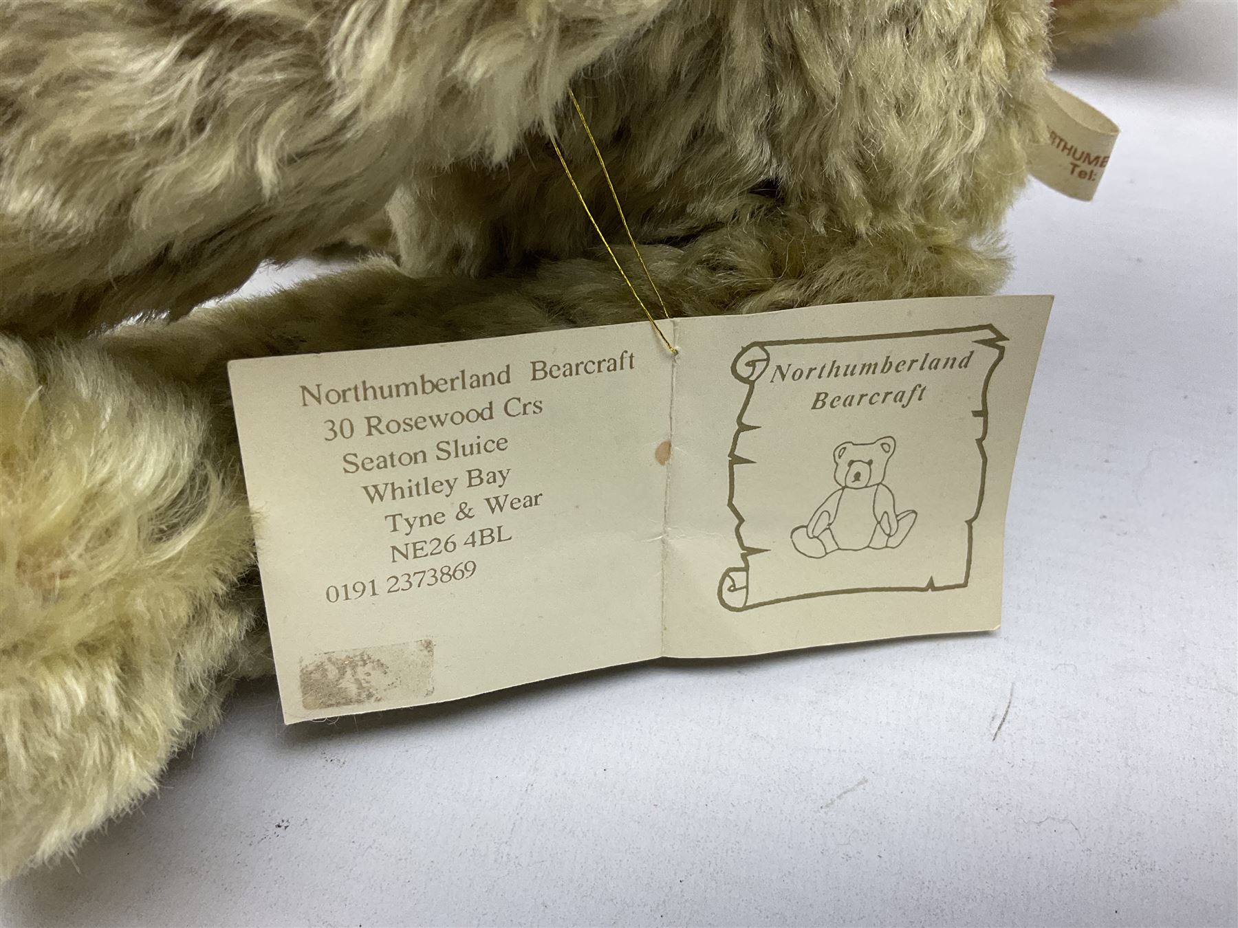 Four modern limited edition teddy bears - two by Russ Berrie, 'Hanley' H56cm and 'Barrymore'; Hermann with growler mechanism; and Northumberland Bearcraft 'Seaton' No.24/50 (4)