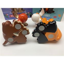 Wallace & Gromit - Gromit Unleashed: two Aardman Animations The Grand Appeal 'Gromit Unleashed' figures comprising Cubby and Rockin' Robin, both with boxes