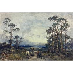 William Manners (British 1860-1930): Homeward Bound, watercolour signed 30cm x 45cm