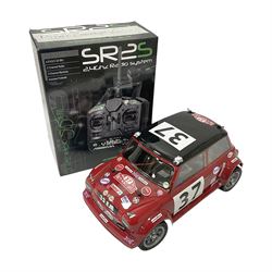 Tamiya - 1:10 scale Mini Cooper S 1964 Monte Carlo rally winning car driven by Paddy Hopkirk radio controlled car with boxed SR2S 2,4GHz radio system 